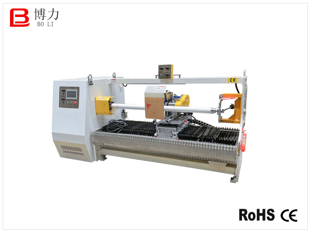 F300自動切臺薄膜分卷機(jī)膠帶分條機(jī)